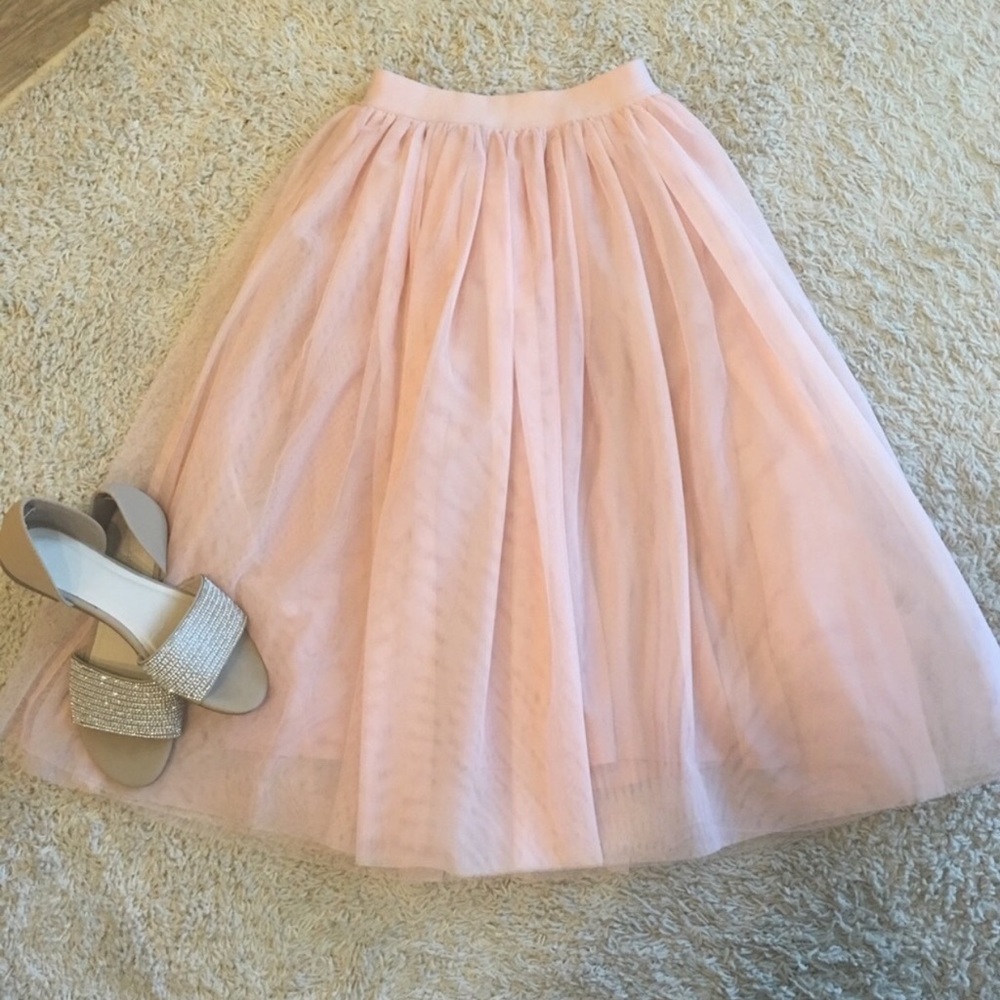Pink Tulle Skirt